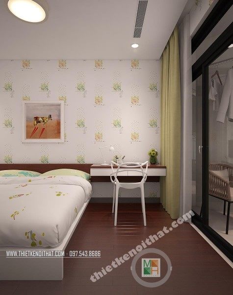 Thiết kế nội thất phòng ngủ cho bé chung cư Royal City